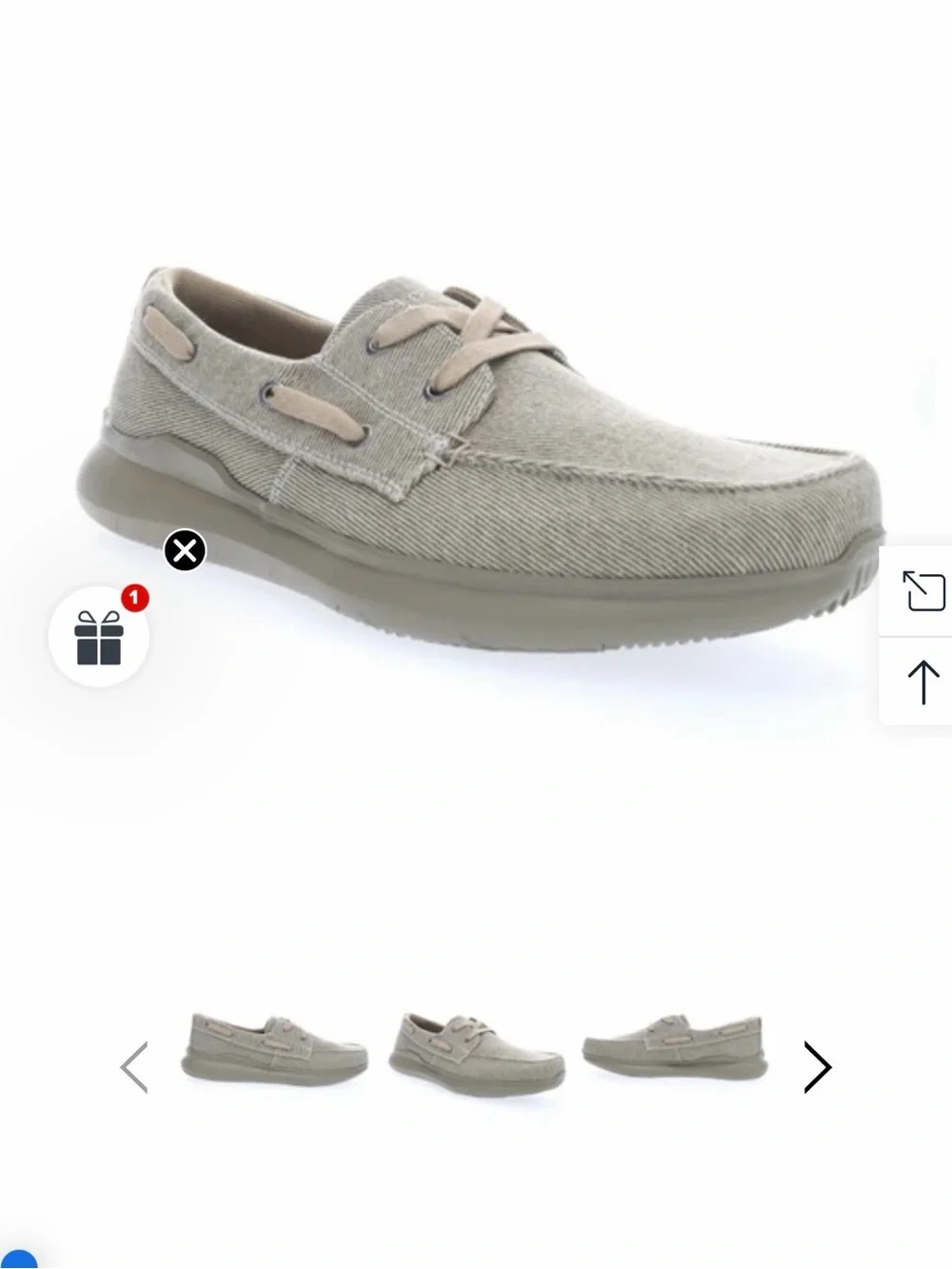 Propet Viasol Lace Men’s Slip-On Shoes Size 10 New Without Tags
